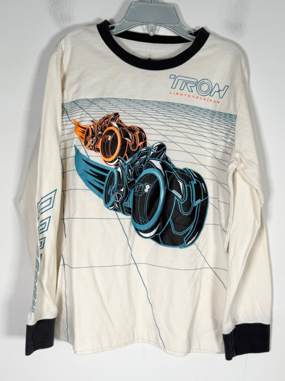 Disney Kid’s Size Medium TRON Lightcycle Run Graphic Long-Sleeve Tee Shirt